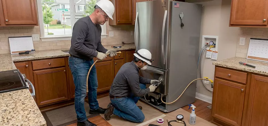 Propane Refrigerator Installation in Dracut
