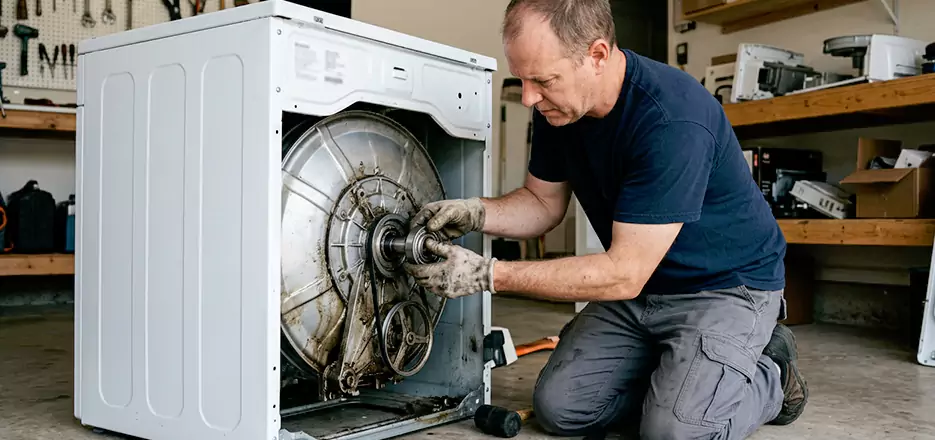 Washer Tub Bearing Replacement in Dracut